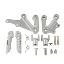 Motorcycle Aluminum Front Foot Pegs Footrest Bracket Set For Suzuki GSXR 1000 2003-2004 2024 - buy cheap