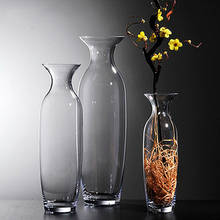 Vase Transparent Flower Pot Terrarium Glass Terrarium Home Decor Living Room Decoration Glasses Vases для домашнего интерьера 2024 - buy cheap