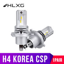 hlxg Mini lamp h4 LED Car Headlight Bulbs High Low Beam Near Far Light 4300K Warm White Blue 6000K 8000K luces led para auto 12V 2024 - buy cheap