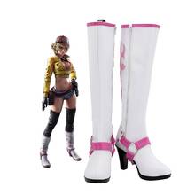 Final Fantasy 15 Cindy Aurum Cosplay Boots High Heel Shoes Custom Made for Unisex 2024 - buy cheap