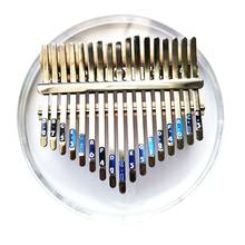 Kalimba piano de dedo portátil, piano de acrílico transparente com 17 teclas, instrumento musical, presente para crianças 2024 - compre barato