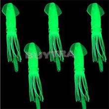 1pc Saltwater Fishing Lure Squid Octopus Skirts Lures Tackle Glow Luminous Bait Noctilucent Soft Rubber Squid Skirts 2024 - buy cheap