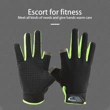 Cycling Bike Gloves Half Finger Shockproof Breathable MTB Mountain Bicycle Sports Gloves Men Women Cycling Equipment 2021 New BR 2024 - buy cheap