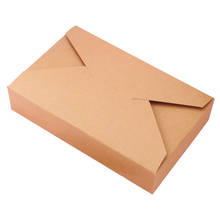 10pcs New Design White Carton Cardboard Box For Candy Cookies Packaging Gift Box Christmas Brown Envelope Style Kraft Paper Box 2024 - buy cheap