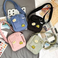 Handbags Shouder Bags for Women 2020 New Fashion Students School Bookbag Girls Cute Canvas Mini Messenger Bags Crossbody Bags 2024 - buy cheap