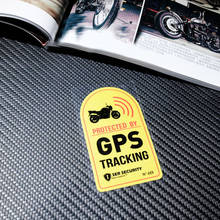 Warning Lable GPS TRACKING Alarm System Car Sticker Anti-Theft Reflective Vinyl Stickers for Car,motocrclye ,Bike Decal,8cm 2024 - buy cheap