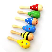 Baby Wooden Ball Baby Toy Rattles Sand Hammer Musical Toy Instrument Percussion Child Baby Shaker Toy Baby Attetion Training Toy 2024 - buy cheap