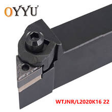 Oyyu-inserções de torno de eixo em carboneto wtjnr wtjnr, 2020, ferramentas giratórias cnc, uso tnmg 2024 - compre barato