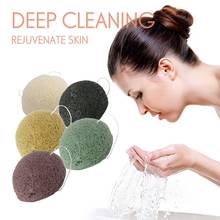 Natural Konjac Sponge Facial Care Cleaning Washing Sponge Whitening Deeply Cleansing Pores Sponge Puff Skin Care Tools 2024 - buy cheap