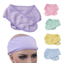 1PC Eyelashes Extension Spa Facial Washing Face Makeup Salon Headband Stretch Towel Soft Cloth with Magic Paste Hairband 5 Color 2024 - buy cheap