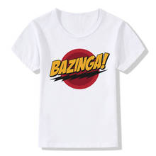 2019 crianças o grande bang teoria bazinga t camisa crianças verão casual manga curta topos bebê meninos meninas roupas, ooo462 2024 - compre barato