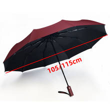 105/115 Cm Creative 10 Bones Fully Automatic Umbrella Fold Oversized Umbrella Gift 3 Folding Sunny and Rainy Umbrella 2024 - buy cheap