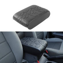 Center Console Armrest Box Pad Cover Protector for Jeep Wrangler JK 2007 2008 2009 2010 Rubber Black Car Interior Accessories 2024 - buy cheap