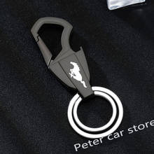 4s New Fashion Zinc Alloy car keychain Beer Bottle Opener Keychain  for Ford Mustang gt 2018 2019 2020 500 car accessories 2024 - buy cheap