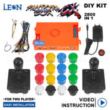 Kit de fliperama pandora box cx tekken 3 sanwa, kit diy, 2800 em 1, original, botão de estilo arcade espanhol, joystick, jogo 3d, hd 720p 2024 - compre barato