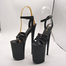 Laijianjinxi novas sandálias femininas, sapatos de festa de casamento de 20cm, salto alto, sapatos de dança para clube noturno, sexy 2024 - compre barato