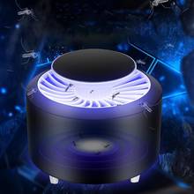 Lâmpada led elétrica de matar mosquitos, abajour de led uv para insetos, com luz noturna