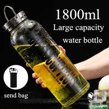 1.8L Large Capacity Portable Glass Water Bottles Leakproof Outdoor Sports Camping Picnic Bicycle Cycling Tour Drink Water Bottle 2024 - buy cheap