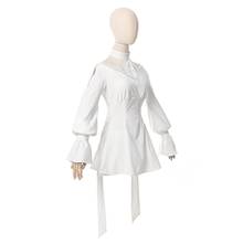 Disfraz de FINAL FANTASY, traje de Cosplay de Ryne Minfilia para mujeres y niñas, vestidos blancos de encaje, trajes de fiesta de navidad 2024 - compra barato