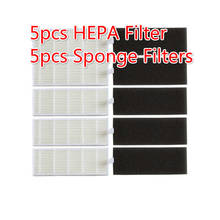 Filtro HEPA para aspiradora robótica, 5 filtros de esponja para Polaris PVCR 0726w 0826, accesorios para aspiradora robótica, 5 uds. 2024 - compra barato