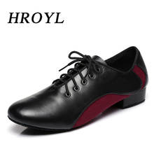 Hhidrol-novo sapatos para dança masculina, salto baixo, sapatos para dança de salão, salsa, ritmos latinos, atacado, alta qualidade 2024 - compre barato