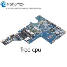 Nokotion материнская плата 595184-001 для HP CQ42 CQ62 G42 G62 материнская плата для ноутбука HM55 DDR3 Бесплатный процессор! 2024 - купить недорого