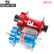NOVATEC bicycle front hubs parts AM DOWNHILL DH 20mm*110mm 32H Bicicleta accessories Barrel shaft DH41SB bike bearing front drum 2024 - buy cheap