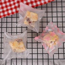 100pcs/lot Snack Food Packaging Bag Transparent Series Party Wedding Homemade Baking Cookie Wrap Ziplock Biscuit Plastic Bags 2024 - buy cheap