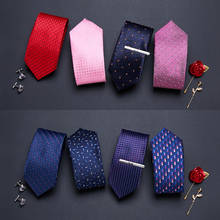Corbata de seda de alta calidad para hombre, corbata de 200 cm a cuadros de lunares, para boda, de negocios, novedad, venta al por mayor, 7,5 colores 2024 - compra barato