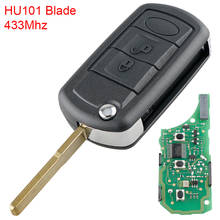 433MHz 3 Buttons Remote Car Key Fob ID46 Chip and HU101 Blade for Range Rover Sport Land Rover Discovery 3 Case Fob Narrow blade 2024 - buy cheap