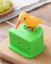 Toothpick Box Dispenser Automatic Bird Cute Hummingbird Stash Toothpick Press-type Secret Toothpick Pot Cleaning Teeth Tools 2024 - buy cheap