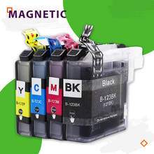 Картридж для принтера LC123 Magnetic LC123 совместимые чернильные картриджи для Brother LC123 mfc-J4510DW MFC-J4610DW J4710DW 2024 - купить недорого