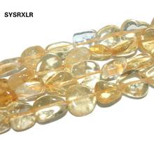 Free Shipping 5-12 MM Irregular Natural Stone Citrines crystal Stone Beads For Jewelry Making DIY Bracelet Necklace Material 2024 - buy cheap