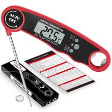 Folding Waterproof Digital Kitchen Thermometer Instant Read Meat Probe Calibration Function for BBQ Grill Cooking Food Tool 2024 - buy cheap