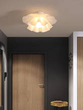 Simple modern bedroom porch corridor ceiling lamp warm and romantic flower princess children's room lamp 2024 - buy cheap