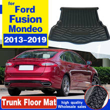 For Ford Fusion Mondeo 2013 2014 2015 2016 2017 2018 Boot Mat Rear Trunk Liner Cargo Floor Tray Carpet Mud Pad Car Accessories 2024 - buy cheap