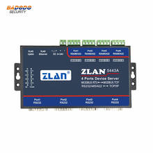 Zlan5443a 4 Puerto Rs232 Rs485 Rs422 a Ethernet convertidor de Tcp Ip Rtu Modbus Tcp Gateway serie Servidor de dispositivo 2024 - compra barato