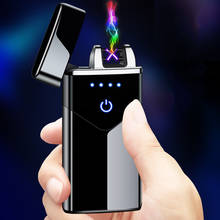New net red high power windproof arc usb rechargeable lighter creative personality birthday gift 2024 - buy cheap