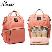 Lequeen-Bolsa de pañales de gran capacidad para mamá, bolsa de pañales de viaje al aire libre, impermeable, multifunción, para el cuidado del bebé 2024 - compra barato