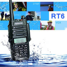 À prova dip67 água ip67 retevis rt6 walkie talkie 5/3/1 w vhf + UHF136-174 + 400-520 mhz ham rádio hf rádio em dois sentidos a9114a 2024 - compre barato