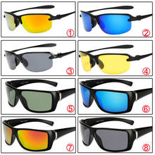 HOOLDW Fashion Polarized Sunglasses Men Square Brand Design  Sun glasses Sport Fishing Shades Driving Goggle Eyewear UV400 Gafas 2024 - buy cheap