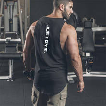 Brand Cotton Running Vest Men Fitness Muscle Sleeveless T-shirts Summer Gym Clothing Sport Tank Tops Bodybuilding Stringer Vest 2024 - buy cheap