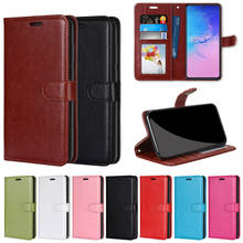 Capa flip de couro para nokia 2.4, capa estilo livro carteira capa preta porta cartão suporte de telefone de luxo 2024 - compre barato