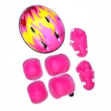 7 Uds. De bicicleta para niños, casco de patinaje, rodilla, codo, muñeca, almohadilla protectora 2024 - compra barato