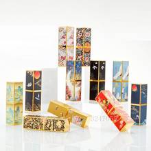 12.1mm 10/30/50pcs China Egypt Style Tetris Square Empty Lipstick Tube Lip Balm Container Shell Packaging Cosmetics Refillable 2024 - buy cheap