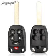 jinyuqin 10pcs/lot 5/6 Buttons Remote Key Shell Case Housing fob for Honda Odyssey Elysion with Uncut HON66 Blade Replcement 2024 - buy cheap