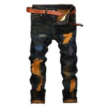 New Design 2020 Ripped Jeans hombre Causal Plus Size 42 Men Pants Mens Jeans 2024 - buy cheap