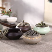 4 Colors Ceramic Mosquito Repellent Incense Burner Classical Living Room Decor Porcelain Coil Incense Holder Burner Censer 2024 - buy cheap