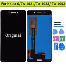 Original For Nokia N6 6 LCD Display With Touch Screen Digitizer Sensor Panel Pantalla Assembly Replacement Parts For Nokia 6 LCD 2024 - buy cheap