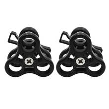 2x Scuba Diving Light Clamp Underwater Ball Joint Clamp 3Hole Mount Holder 2024 - buy cheap